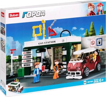 Конструктор Sluban Город M38-B0759B Заправочная станция