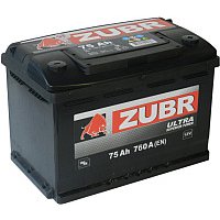 Автомобильный аккумулятор Zubr Ultra New L+ (75 А·ч)