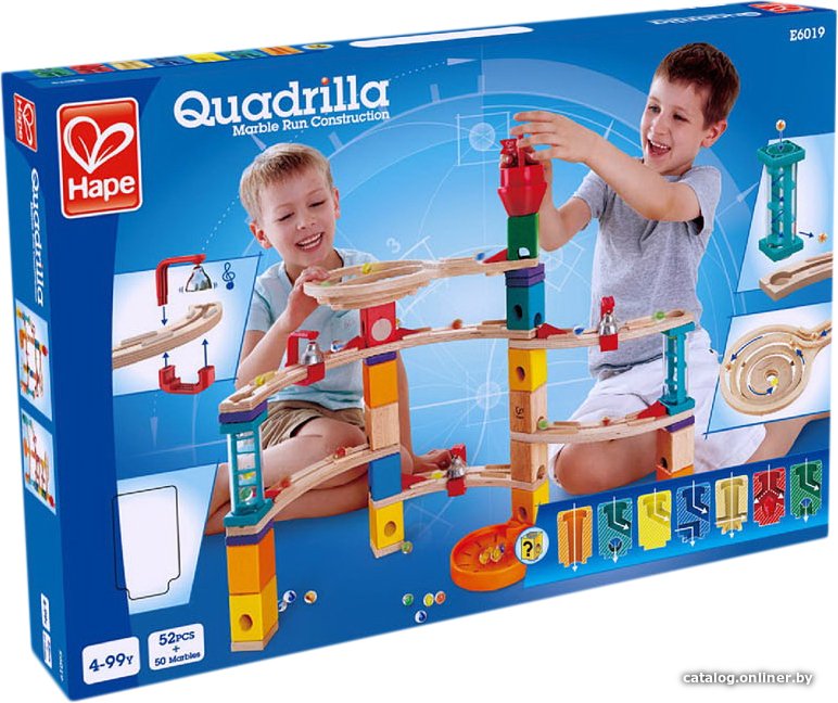 Конструктор/игрушка-конструктор Hape Quadrilla E6019 Castle Escape