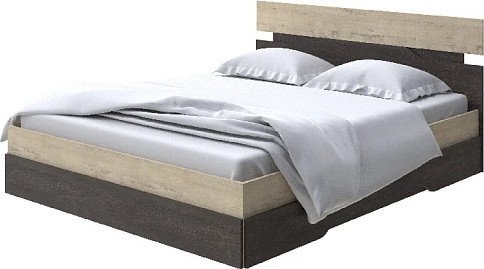 Кровать PROxSON Milton с ПМ 120x200 (бунратти/дуб кантербери)