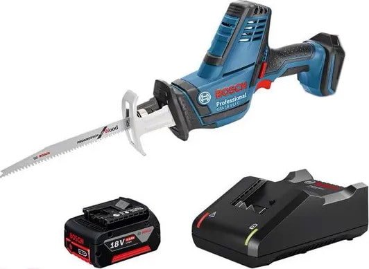 

Сабельная пила Bosch GSA 18 V-LI C Professional 0615990M3Y (с 1-им АКБ 4 Ah)