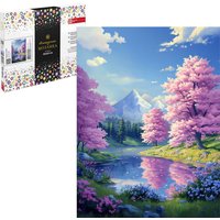 Алмазная мозаика  Феникс+ Сакура у озера 71411