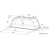 Кухонная вытяжка Krona Ameli 600 inox S