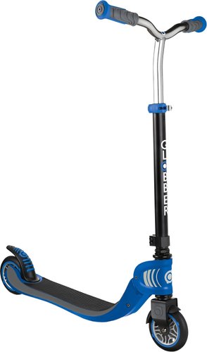 Двухколесный подростковый самокат Globber Flow 125 Foldable (синий/черный)