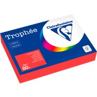 Офисная бумага Clairefontaine А4 80г/м2 8175PC (500л, коралловый красный)