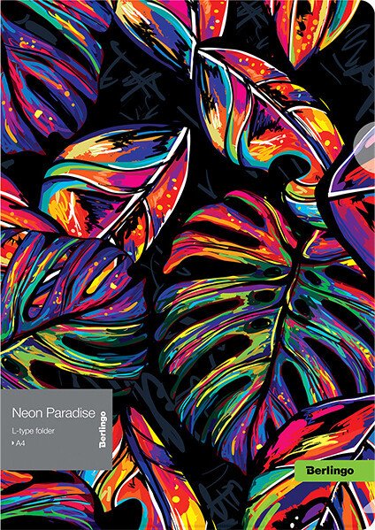 

Папка-уголок Berlingo Neon Paradise LFp_A4081