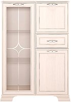 

Шкаф-витрина Ижмебель Венеция 15 (бодега светлый/накладной профиль)