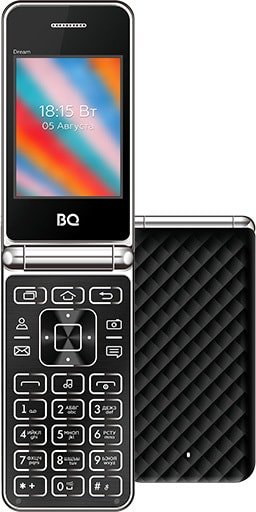 

Кнопочный телефон BQ BQ-2445 Dream (черный)