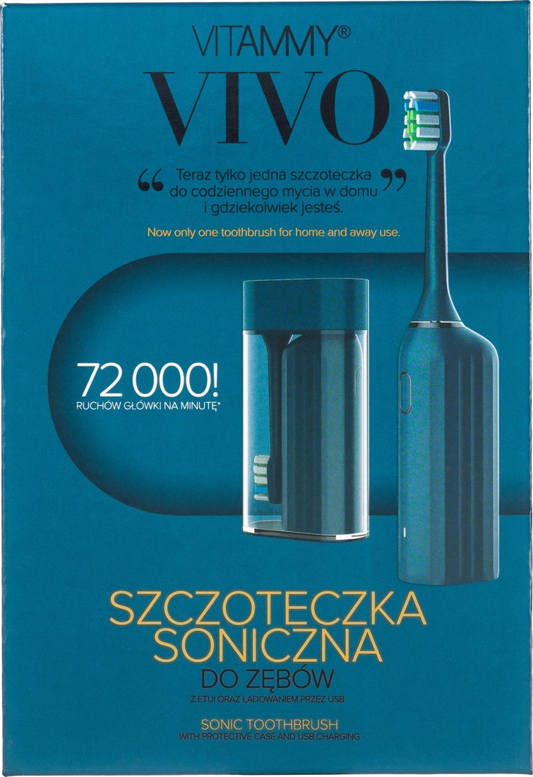 Электрическая зубная щетка Vitammy Vivo (синий)