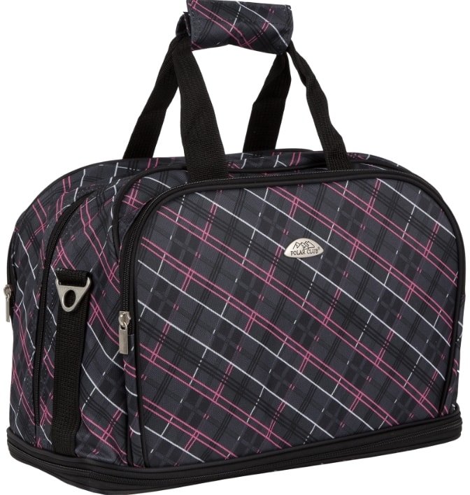 

Дорожная сумка Polar П7092 (розовая полоска)