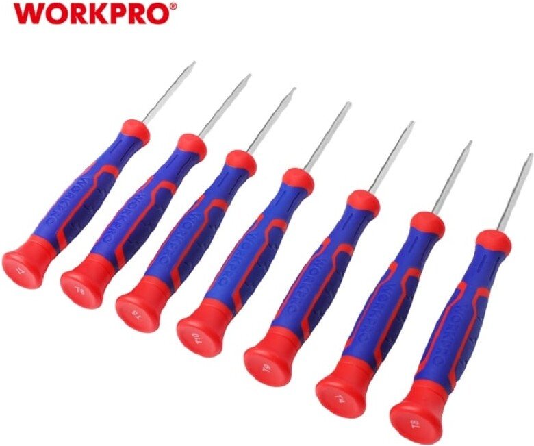 

Набор отверток прецизионных Workpro WP200510 (7 предметов)