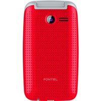 Кнопочный телефон Fontel FL280 (красный/белый)