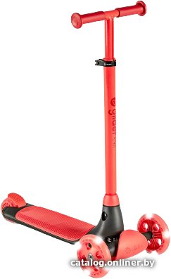Трехколесный самокат Yvolution Y Glider Kiwi (красный)