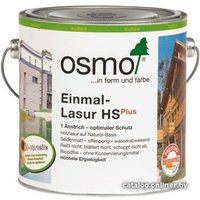 Лазурь Osmo Однослойная Einmal-Lasur HS Plus (0.75 л, орех) в Солигорске