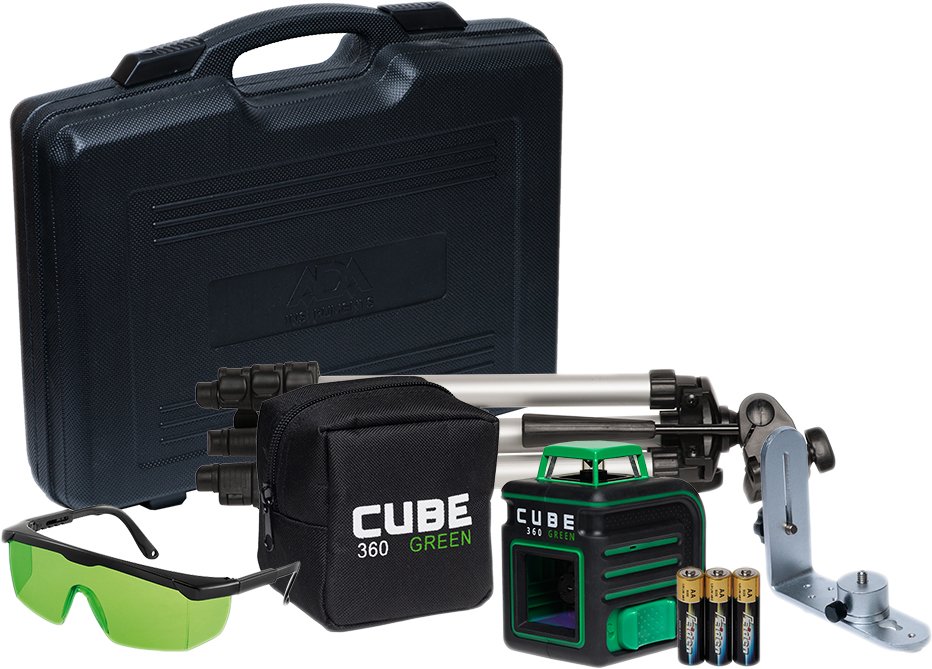 

Лазерный нивелир ADA Instruments Cube 360 Green Ultimate Edition [A00470]