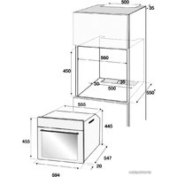 Электрический духовой шкаф BEKO BCW 15500 X