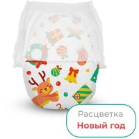 Трусики-подгузники Offspring L 9-14кг Новый год (36 шт)