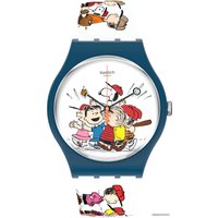 Наручные часы Swatch Peanuts SO29Z107 First Base