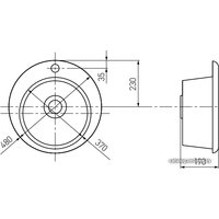 Кухонная мойка Акватон Иверия (кофе)