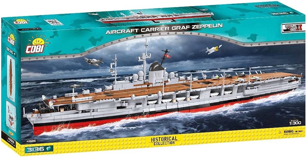 

Конструктор Cobi World War II 4826 Aircraft Carrier Graf Zeppelin