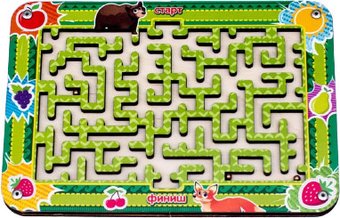 Лабиринт WoodLand Toys С шариками.Лесная поляна 018107