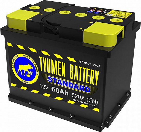 

Автомобильный аккумулятор Tyumen Battery Standard L+ (60 А·ч)