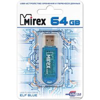 USB Flash Mirex Elf 64GB (синий)