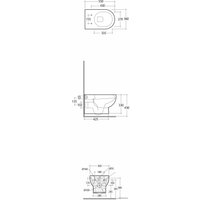 Унитаз подвесной Rak Ceramics Tonique TQ13AWHA