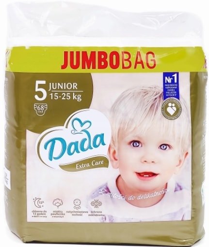 

Подгузники Dada Extra Care 5 Junior (68 шт)