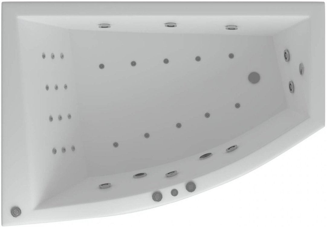 

Ванна Aquatek Оракул 180x125 (с каркасом и экраном, слив справа)