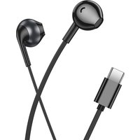 Наушники Hoco M115 USB Type-C (черный/серый)