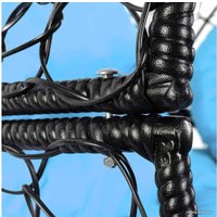 Кресло M-Group Апельсин 11520403 (черный ротанг/голубая подушка)