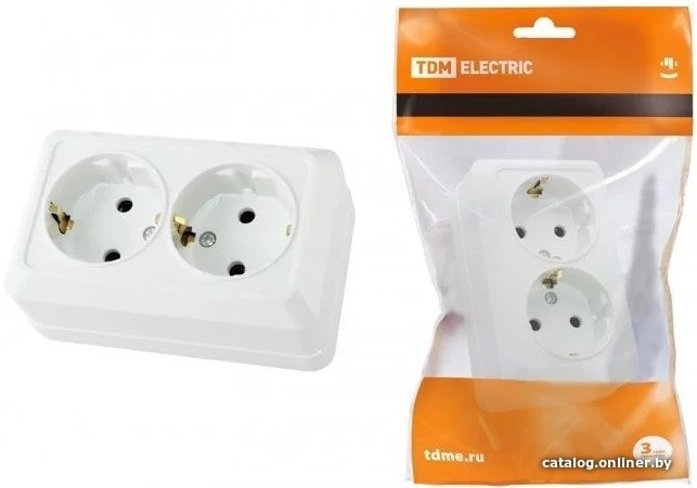 Розетка TDM Electric Ладога SQ1801-0113