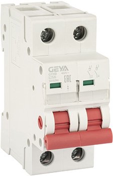 

Выключатель нагрузки GEYA 2P 125А 12кА GYH82P125