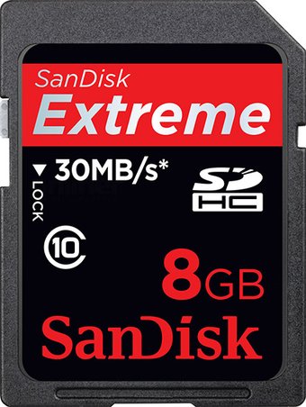 SanDisk Extreme SDHC 8 Гб (SDSDX3-008G)