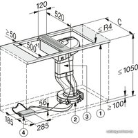 Кухонная вытяжка Miele CSDA 7001 FL