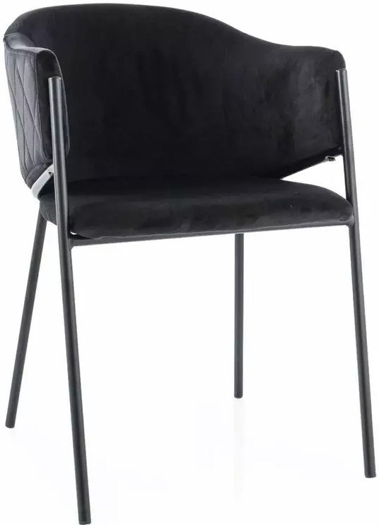 

Стул Signal Bono Velvet Bluvel 19 (черный/черный)