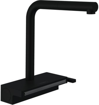 Смеситель Hansgrohe Aquno Select M81 73830670 (матовый черный)