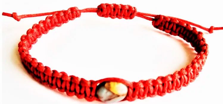 

Браслет Handmade ИП Егорова Красная Нить с натуральным камнем Змеевик