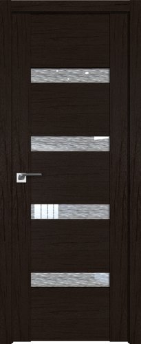 ProfilDoors 2.81XN L 50x200 (дарк браун, дождь белый)