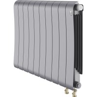 Биметаллический радиатор Royal Thermo Infinity 500 Silver Satin VR80 - 10 секций