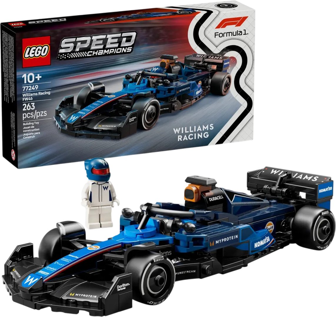 

Конструктор LEGO Speed Champions 77249 Гоночный автомобиль Williams Racing FW46 F1