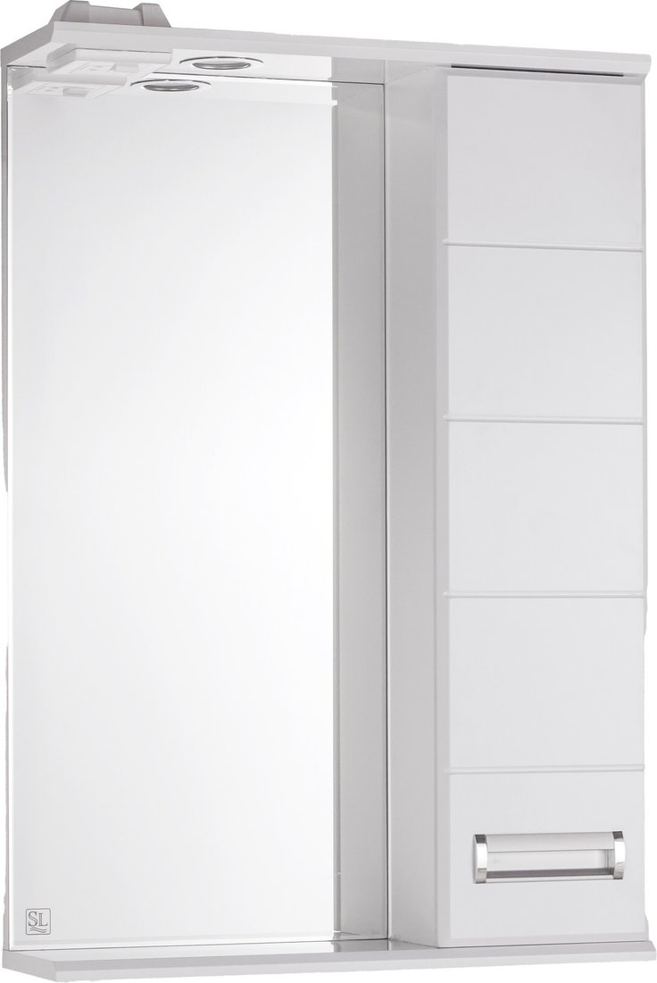 Symbolite Шкаф с зеркалом для ванной Ирис 550/С
