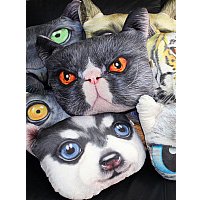 Декоративная подушка Matex Animals Пума 15-994 (черный/зеленый)