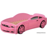Кровать-машина Futuka kids Мустанг 3D (розовый)