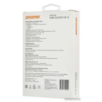 Док-станция Digma HUB-2U3.0СH-UC-G