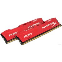 Оперативная память HyperX Fury 2x8GB DDR4 PC4-19200 HX424C15FR2K2/16