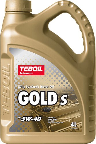 Моторное масло Teboil Gold S 5W-40 4л