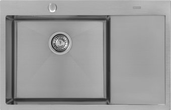 Кухонная мойка ARFEKA AF 780*505 L Satin Nano