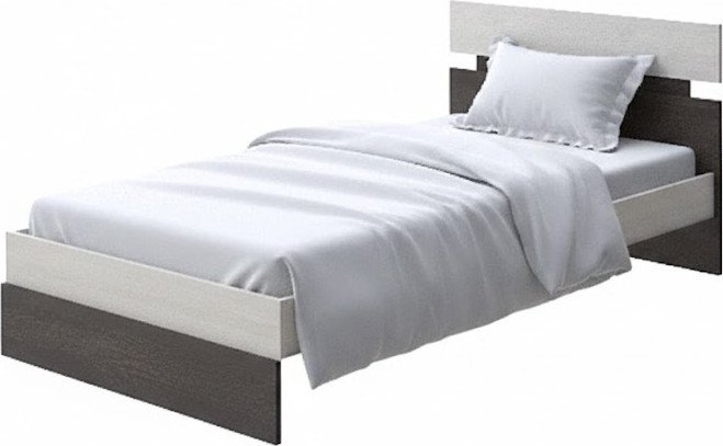 

Кровать PROxSON Milton 90x200 (дуб шамони светлый 124/дуб кантербери)